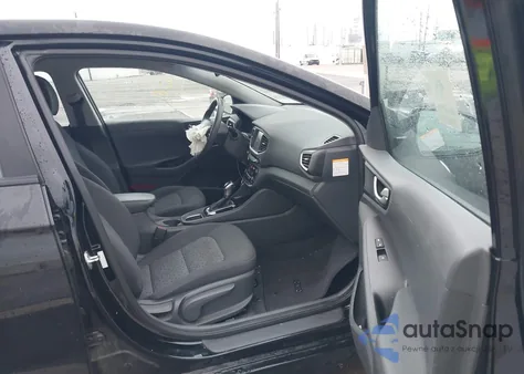 2017 Hyundai Ioniq Hybrid Blue из США, поврежденный, VIN KMHC65LC6HU038881